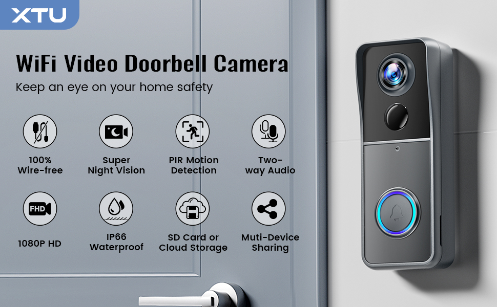 XTU J9 Smart Door Camera